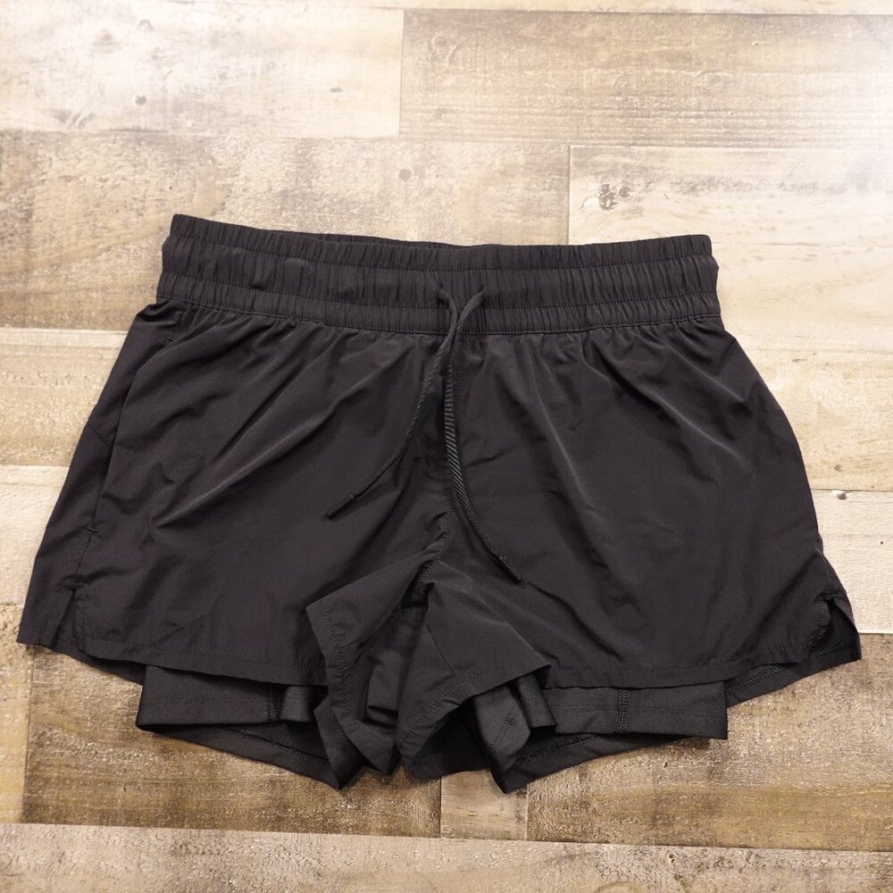 Spyder Active Running‎ Shorts Women’s Small Black 3” Inseam Built-In Liner